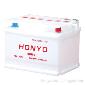 Aki Mobil DIN55 Dry Charged 12V 55Ah